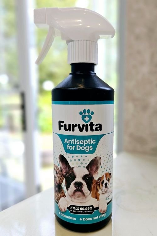 Furvita Antiseptic Spray for Dogs Cats 500ml | Wound Care | Itchy Skin Relief |  — image 3