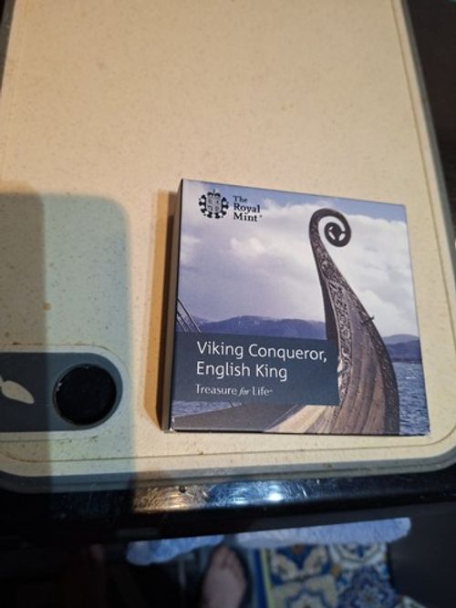 2017 £5 SilverProof Coin  Royal Mint King Canute 1000th Anniversary coronation  