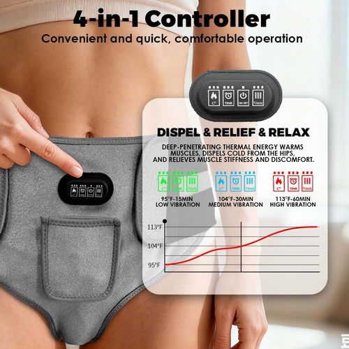 660nm Red Light Therapy Heating Massage Pants for Pain Relief Muscle Relaxation — image 8