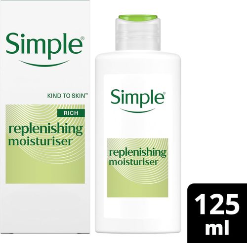 Simple Replenishing Rich Lotion Moisturiser with Pro-Vitamins B5 + E -125ml. — image 7