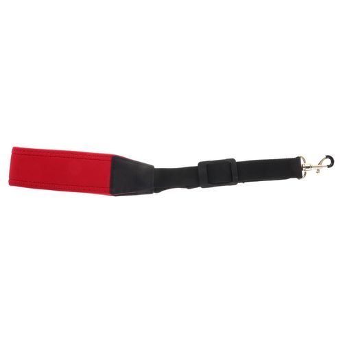 Red Polyester Adjustable Saxophone Neck Strap with Quick Release Hook — image 3