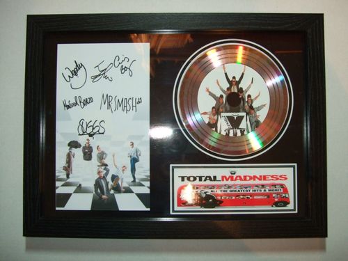 MADNESS   SIGNED  DISC  FRAMED 99 — image 1
