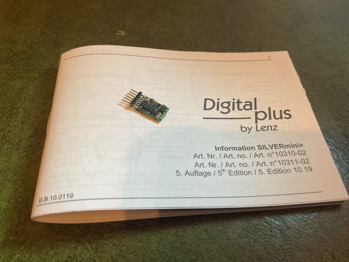 DIGITAL PLUS LOKDECODER  BY LENZ . 10311-02 .MADE IN GERMANY .BRAND NEW — image 2