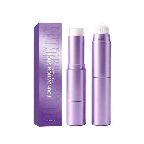 Facelove Foundation Stick, Face Love 2-in-1 Changing Foundation Stick with Brush