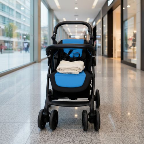 Stroller Bumper Bar Soft Grip Baby Gear Adjustable Angle — image 4