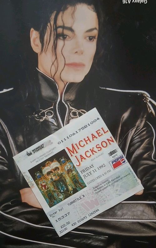 Michael Jackson Dangerous World Tour Programme 1992 + 1 ticket stub+tour hat 👑 — image 7
