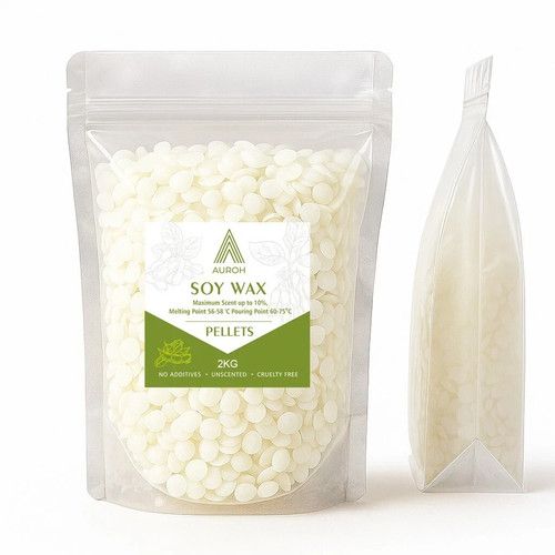 Soy Wax Pellets 1kg–20kg Candle Making | 100% Natural Soya Wax, Eco-Friendly