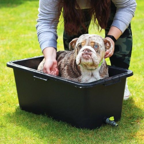 New Dog Cat Pet Bathtub With Drain Valve Multi Purpose Bath Tub S M L XL