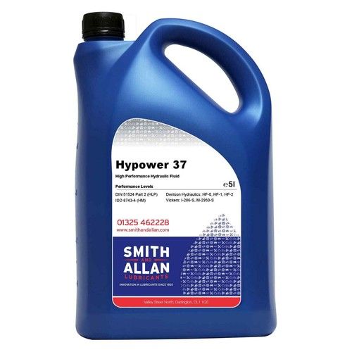 Hydraulic Oil ISO 37 VG37 Premium Quality Fluid 5 Litre 5L