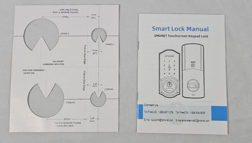 Smart Door Lock with Handle, Fingerprint Keyless Entry Electronic Digital Keypad — image 14