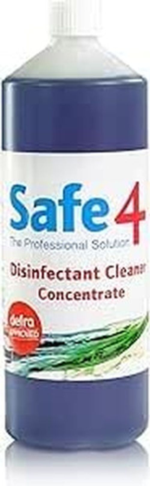 Safe4 1L Professional Disinfectant Cleaner Concentrate (1L, Lavender)