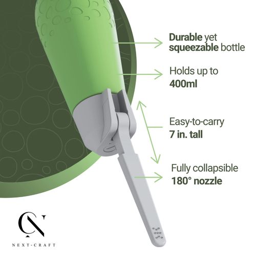 Nextcraft Portable Bidet & Peri Bottle, 180° Rotatable Foldable Nozzle, Compact — image 7