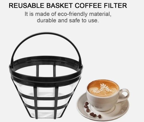Coffee Filter | Universal Permanent Coffee Filters | Reusable Coffee Mesh Basket — image 2