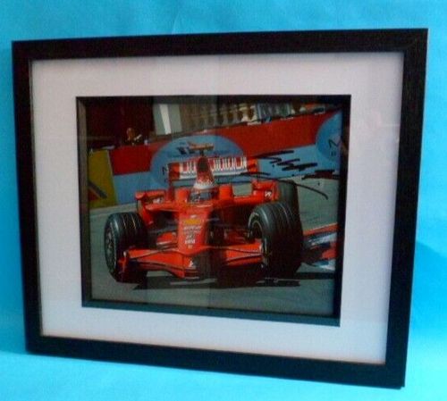 Autographed MICHAEL SCHUMACHER 10" x 8" Photograph Ferrari  F1 Racing Team Car . — image 1