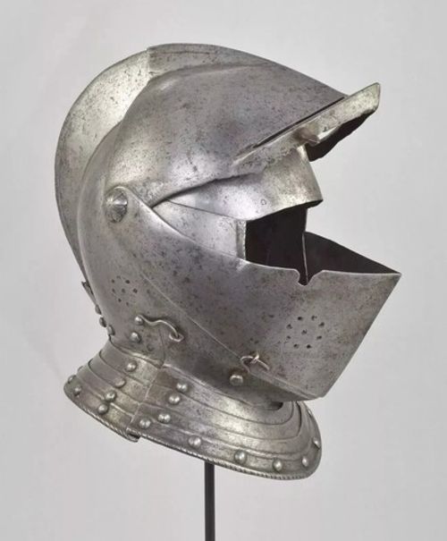 Medieval Close Helmet Battle Ready 14 Gauge Bassinet Knight Armor Helmet Christm