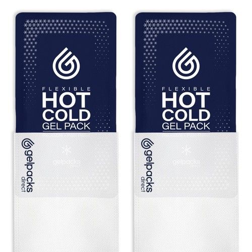 Reusable Hot & Cold Ice Gel Pack Multi Use Ice Therapy 2 Pack - Gelpacks Direct