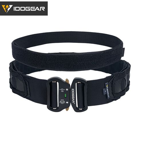IDOGEAR Tactical Belt 2 Inch BS Style MOLLE Belt Quick Release Metal Buckle Army — image 1