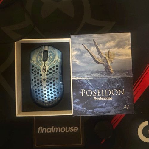 Finalmouse Poseidon Wireless Optical Gaming Mouse Blue Limited Edition 10,000