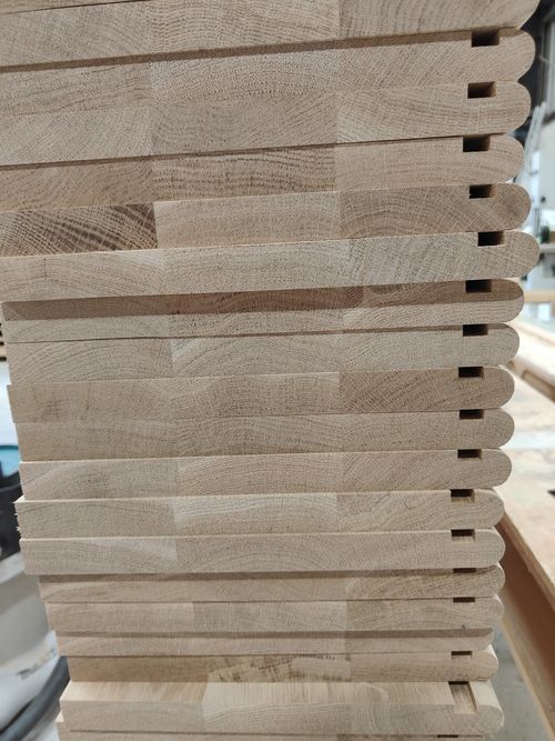 Solid Oak Stair Tread Oak Veneer Riser Cladding Kit 22x270x1000mm ' — image 5