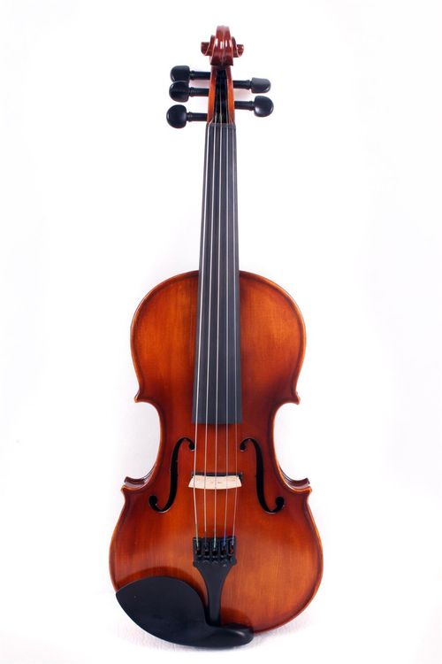 5 String Big Viola 16.5 inch viola Maple back Spruce top ebony parts with Bow — image 2