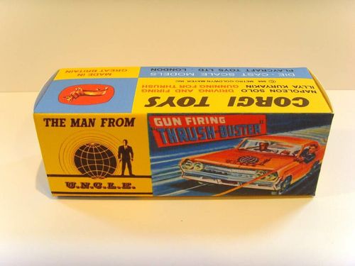 CORGI 497- MAN FROM UNCLE 'THRUSH BUSTER'- Display/ Reproduction box & tray ONLY — image 4