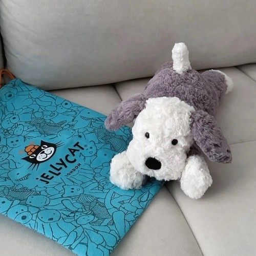 jellycat Tumblie Sheep Dog Cuddly Plush Toy Birthday Gift BNWT Tags & Dust Bag