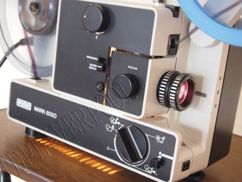 EUMIG 605D SUPER 8 STD 8 CINE MOVIE FILM PROJECTOR FULLY SERVICED — image 10