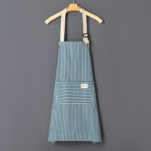 2x Chef Apron Striped Cooking Kitchen Aprons Neckband Pockets Apron Women & Men — image 4