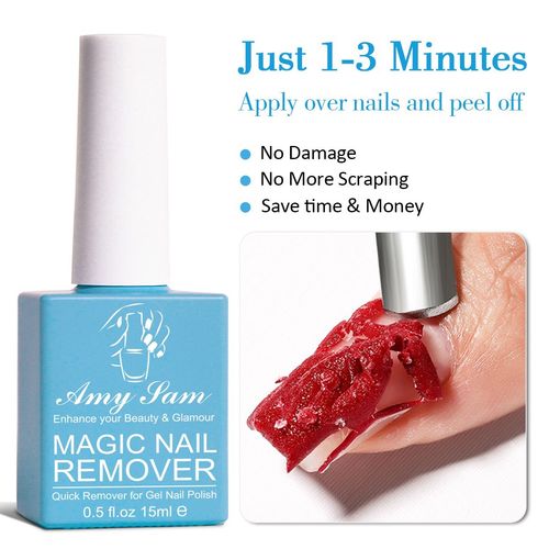 Nail Gel Polish Remover Soak Off Nail Cleaner Magic Quick Burst Manicure Remover — image 5