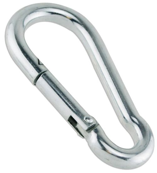 CARABINER CLIPS HOOKS HEAVY DUTY SPRING SNAP CLIP GYM CLIMBING SWING SCREW LOCK
