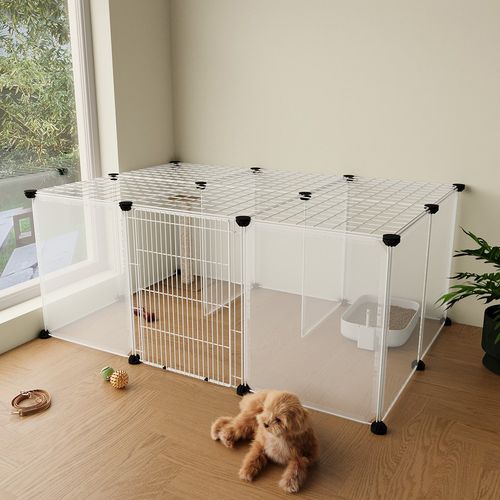 18Panel Pet Dog Pen Foldable Cat Puppy Playpen Indoor Outdoor Enclosure Run Cage — image 1