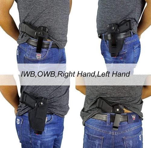 Universal Gun Holster, Concealed Belt Tactical Leather Holster — image 6