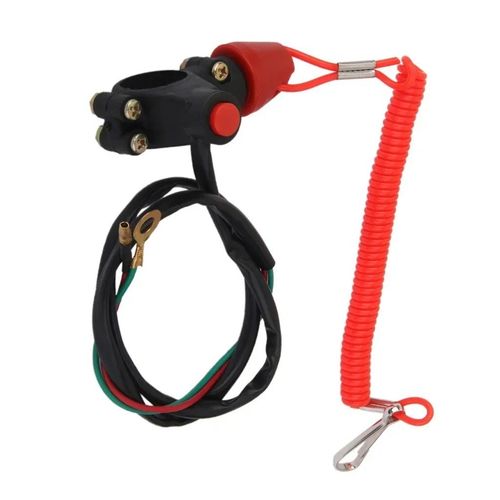 Mini Moto Kill Stop Tether Safety Switch Push Button Pocket Dirt Bike ATV Quad — image 5