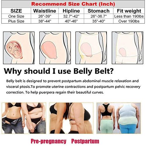 3 In1 Postpartum Belly Wrap Support Recovery Belt Body Shaper C Section Girdle — image 2