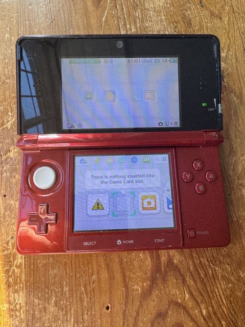 Nintendo 3DS Handheld Console  Flare Red Tested & Working — image 6