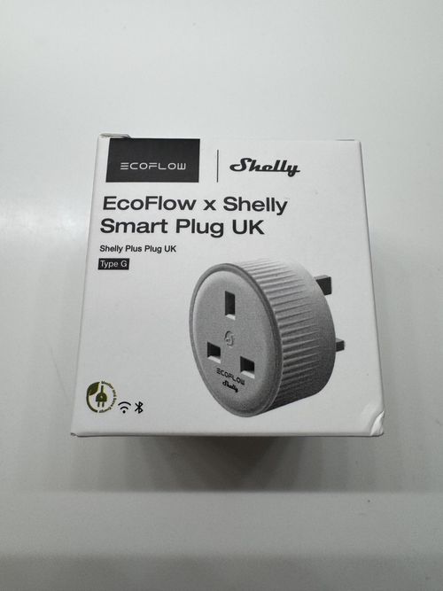 EcoFlow × Shelly Smart Plug UK Type Adapter WiFi Socket APP Control Energy Meter — image 1