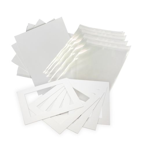 Picture & Photo Mount Kits with Backs and Clear Bags | Acid‑Free | Various Sizes — image 1