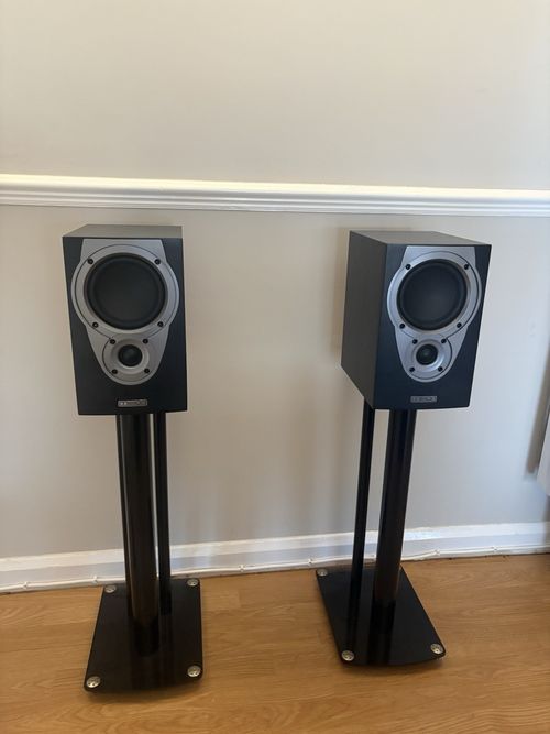 Rotel RA-05 Integrated Amplifier/Cd player speakers and stands — image 6