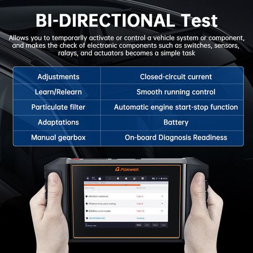 FOXWELL NT710 Bidirectional Car OBD2 Scanner Diagnostic Scan Tool ECU Coding Oil — image 6