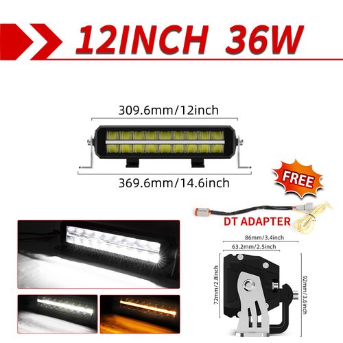 COLIGHT 12v Night Blazer Dual Row LED Light Bar With DRL Park Light Row Function — image 1