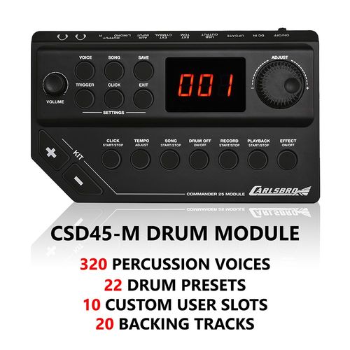 Carlsbro CSD45M 9 Piece Mesh Head Electronic Drum Kit with Open/Close Hi-Hat — image 2