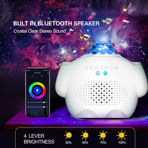Galaxy Starry Night Light Projector Star Sky Room Lamp Thanksgiving Xmas Gift — image 4
