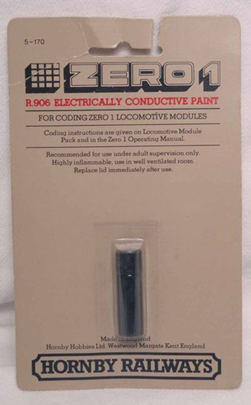 Hornby Railways Zero 1 R.906 Electrically Conductive Paint for coding Zero 1 