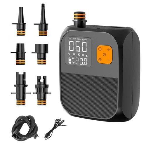 Electric Paddle Board Pump Rechargeable SUP Pump 25PSI Portable Electric Pump