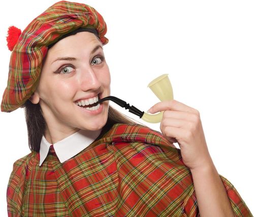 SCOTTISH Mens COSTUME Scotsman Tartan Hat Kilt Hair Burns Night Fancy Dress UK — image 6