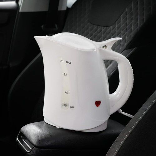 24V 1L In Car Truck Lorry HGV Van Travel Kettle Camping Boiling Water Kettle New