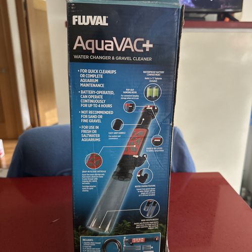 Fluval AquaVAC new Battery Operated Aquarium Gravel used once fish tank cleaner — image 5