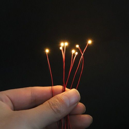 Wired SMD Micro Litz Pre-Soldered LED 0402, 0603, 0805, 1206 wired SMD