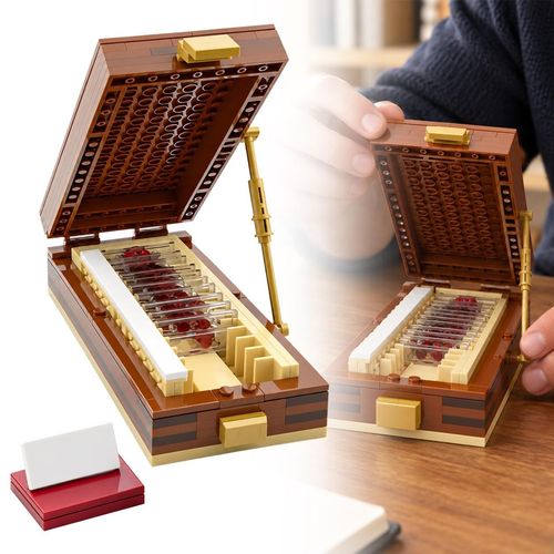 For MOC Dexter Morgan Trophy Box Model Building Blocks DIY Assembly Toys Funny — image 1