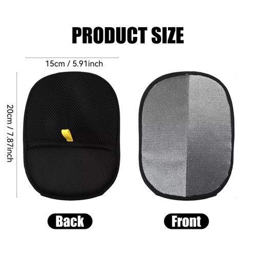 Pet Hair Removal Tool Reusable Static Removal Gloves, Double-Sided Grooming — image 2